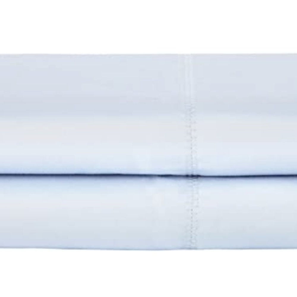 Calvin Klein Home Studio Florence Stitch Pillowcase, King, Blue Star